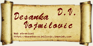 Desanka Vojmilović vizit kartica